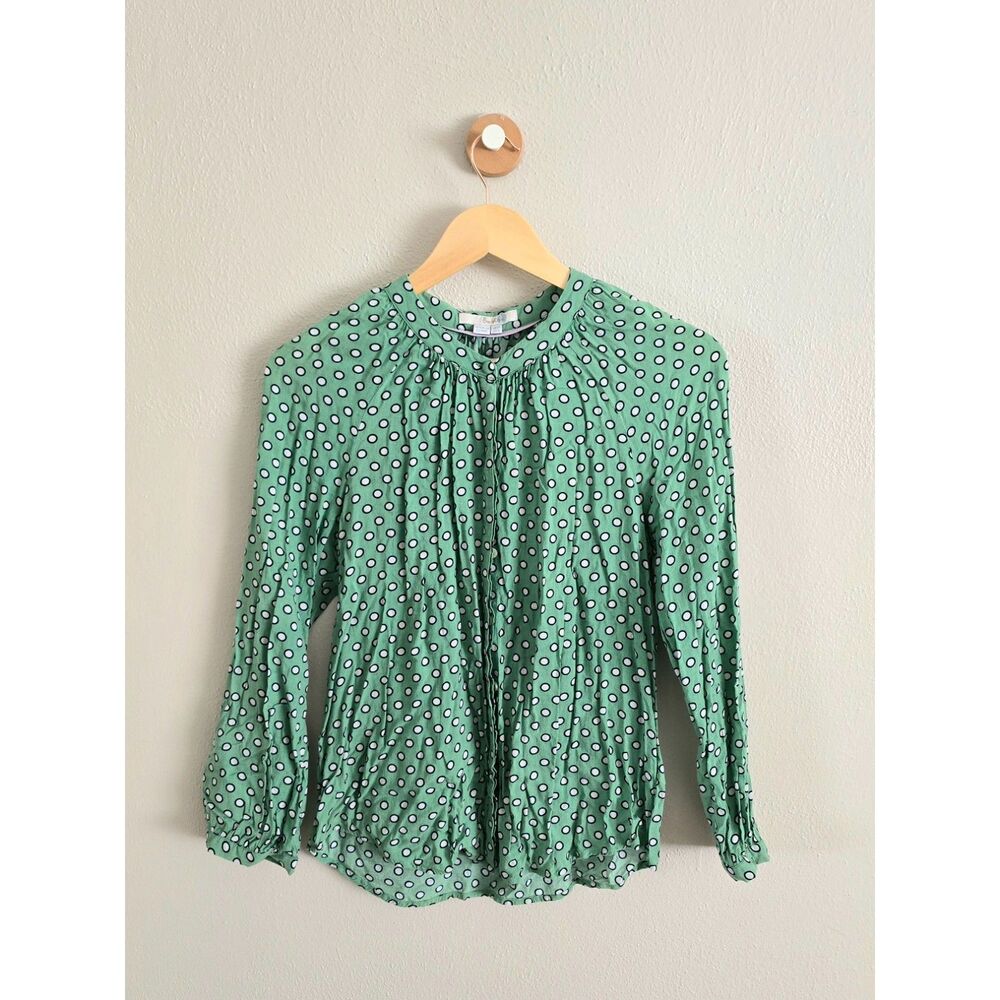 VGUC Boden Green Blouse, Sz US6